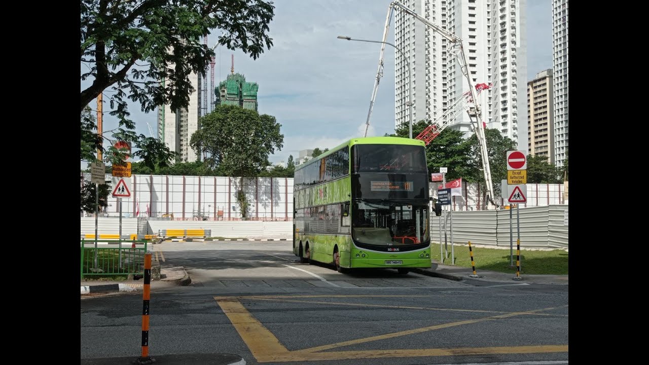 Sbst Retired Sbs7484s Volvo B9tl Cdge Service 111 Youtube