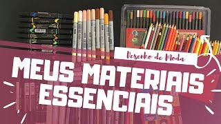 Meus materias de Desenho de Moda l Desenho de moda passo a passo@TathianeVargas