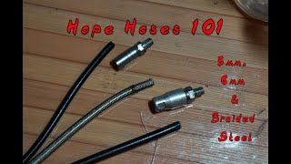 Hope Hoses 101 Cutting Fitting Ends 5mm 6mm Braided Line