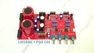 Make Stereo amplifier LM3886 With Tone controll Bass Mid Treble Anistardi