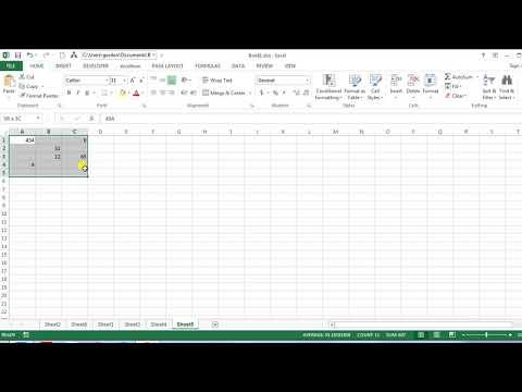 Limit rows and columns in an Excel worksheet