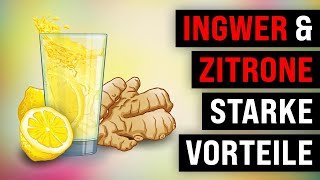 6 unglaubliche Vorteile von Ingwer- und Zitronenwasser