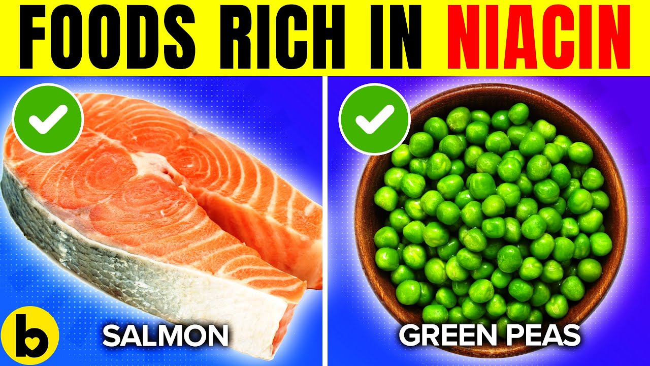 15 Foods Rich With Vitamin B3 (Niacin) You Need To Eat - YouTube