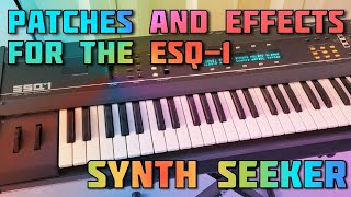 How I'm using the Ensoniq ESQ-1