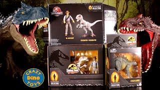 Jurassic World 2 Hammond Collection Dinosaur Toys Unboxed Dr Alan Grant \u0026 Velociraptor, Stegosaurus