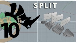 How to Split Objects in Rhino | RHINO FOR NOOBS EP10