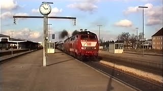 DB Br 218 Locomotives - October/November 1996