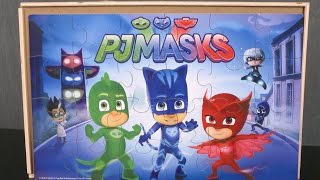 PJ Masks 7 Wood Puzzles from Cardinal Games