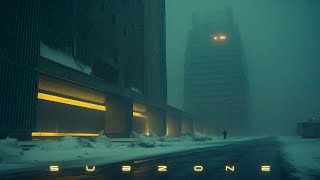 SUBZONE: Blade Runner Ambience | Winter Cyberpunk Soundscape for Deep Rest \u0026 Focus | Calming Ambient