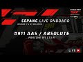 LIVE | Onboard #911 | Race 1 | Sepang | Fanatec GT World Challenge Asia 2023