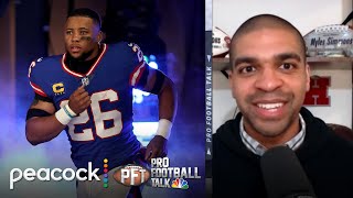 Eagles' Saquon Barkley claims Giants didn't give an offer to return | Pro Football Talk | NFL on NBC