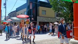 尾張津島天王祭朝祭御輿還御(2)