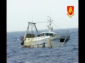 P-51's ATTEMPTED RESCUE/RECOVERY OF SINKING SICILIAN FISHING BOAT ''GIUSEPPE CASTANO''