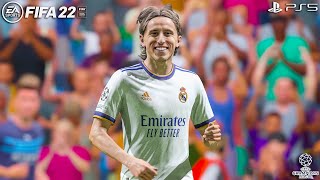 FIFA 22 PS5 - Real Madrid Vs Man City - UEFA Champions League Second Leg Semi Final | 4K Gameplay