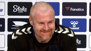 'Pickford's new contract a sign he's enjoying the new regime!' | Sean Dyche | Everton v Aston Villa