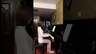 #鋼琴 #日常練琴 #大風吹 就讓這大風吹， Beautiful girl playing piano