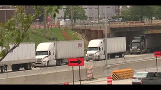 Strike at Canadian border causing long backups for truckers