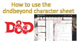 DNDBeyond Character Sheet Guide