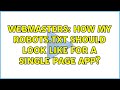 Webmasters: How my robots.txt should look like for a single page app?