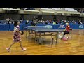 【カブ女子】井形雪乃 vs 渡辺梓妃｜全農杯 2022年全日本卓球選手権大会｜第1ステージ