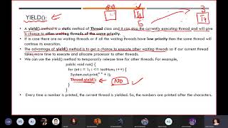 object oriented programming using java : Multithreading part 3