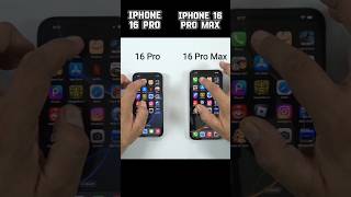 IPHONE 16 PRO MAX VS IPHONE 16 PRO SPEED TEST!!