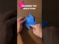 【bayblade】how to make a paper spinning top ninja star origami