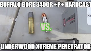 .44 mag For Alaska?  Xtreme Penetrators Vs Buffalo Bore 340gr +p+