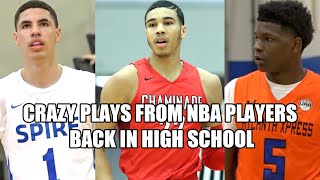 NBA PLAYERS BEST PLAY FROM HIGH SCHOOL!!