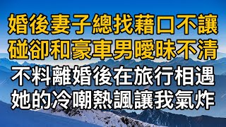 “你個臭要飯的要幹什麼！”，婚後妻子總找藉口不讓碰卻和豪車男曖昧不清，不料離婚後在旅行相遇她的冷嘲熱諷讓我氣炸！一口氣看完 ｜完結文｜真實故事 ｜都市男女｜情感｜男閨蜜｜妻子出軌｜楓林情感