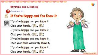 انجليزي we can 2 الوحدة الاولى نشيد if you're happy and you know it الفصل الدراسي الاول ابتدائي