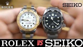 SEIKO Vs ROLEX - SBDC061 vs Yachtmaster and Air King