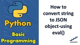 How to convert string to JSON object-using eval()
