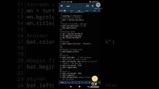 BatMan logo in python | turtle library | Pydroid 3 |#python #programming