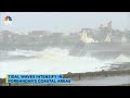 high alert in porbandar tidal waves intensify in porbandar s coastal areas digital cnbc tv18