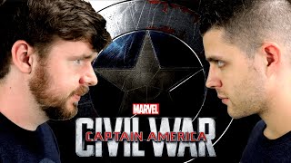 My friend watches CAPTAIN AMERICA: CIVIL WAR for the FIRST time || MCU Phase 3