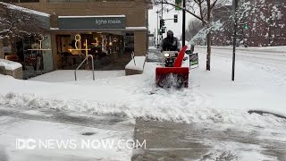 DC Snow Removal Along Wisconsin Avenue in Northwest