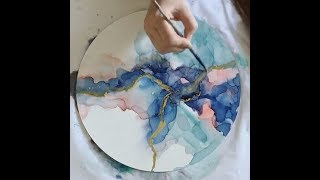 GORGEOUS Alcohol Ink Artwork by Inkreel