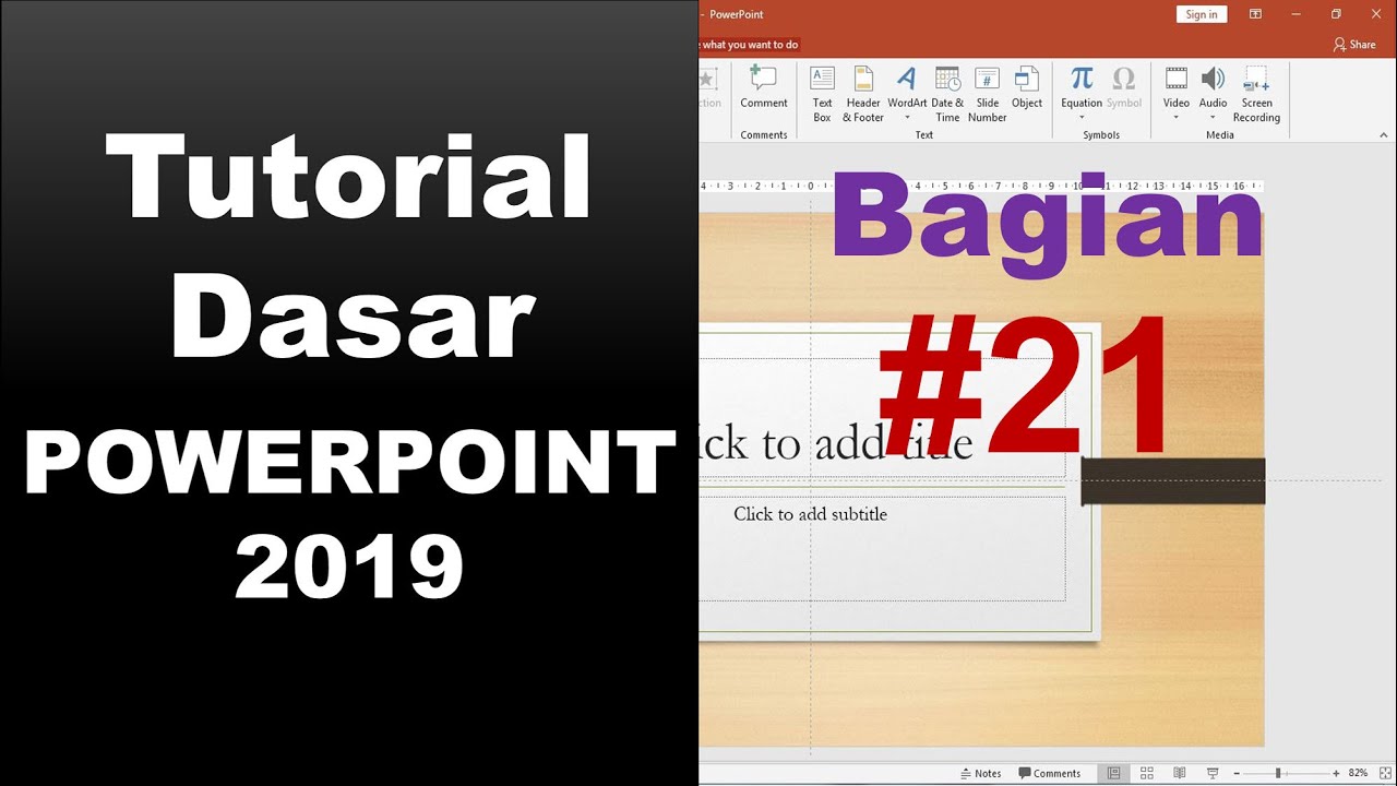 Cara Merubah Font Dan Ukuran Font Slide Powerpoint - YouTube