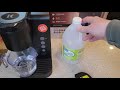 HOW TO DESCALE USING VINEGAR Keurig K-Express Essentials Single Serve K cup Coffee Maker light ON