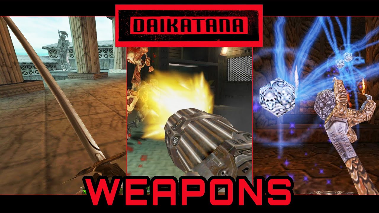 The Weapons Of Daikatana 2000 Youtube