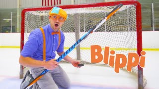 Blippi Fun and Learning For Toddlers At The Ice Rink | Educational Videos For Kids | 1 Hour Blippi