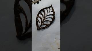 Unique leaf design 😯😯#design#vairal#shorts#new#video#vairalvideo#mehendi