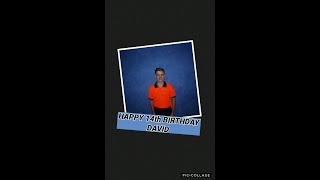 David's 14th Birthday