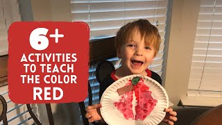 6+ Activities For Teaching The Color Red
