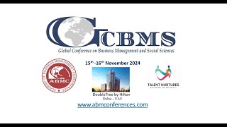 Dr. Robert, Global Conference on Business Management and Social Sciences