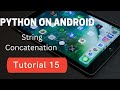 string concatenation | pythontutorials | python for beginners