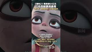 《哪吒2》票房破64亿元 江苏贡献票房最高  “原产地”成都是观影人次最多城市