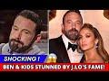 Ben Affleck Reveals Shocking Details About J.Lo’s Fame and His Kids’ Reactions !  #jenniferlopez