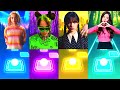 Emma Myers VS Billie Eilish VS Wednesday Addams VS Blackpink - Tiles Hop EDM Rush